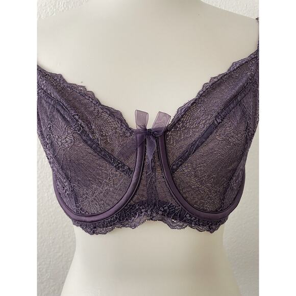 Adore Me Hannalee Lingerie Bra Full Coverage Lace - Picture 2 of 10